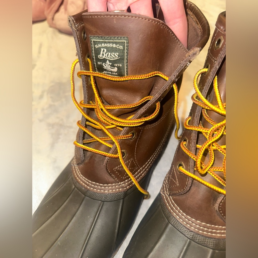 Men’s G.H Bass Waterproof duck boots - Picture 4 of 8